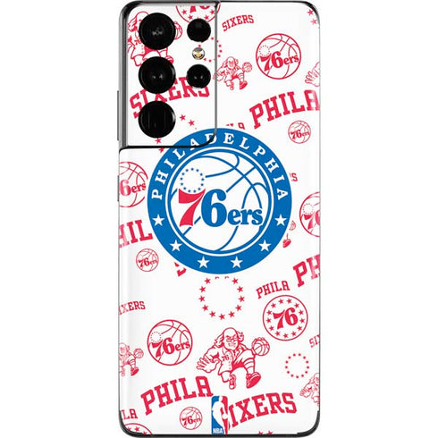 NBA Philadelphia 76ers Blast Galaxy S21 Ultra 5G Skin
