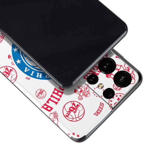 NBA Philadelphia 76ers Blast Galaxy S21 Ultra 5G Skin