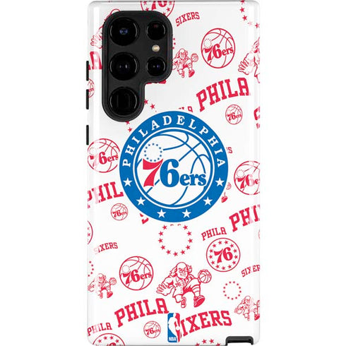 NBA Philadelphia 76ers Blast Galaxy S22 Ultra Pro Case