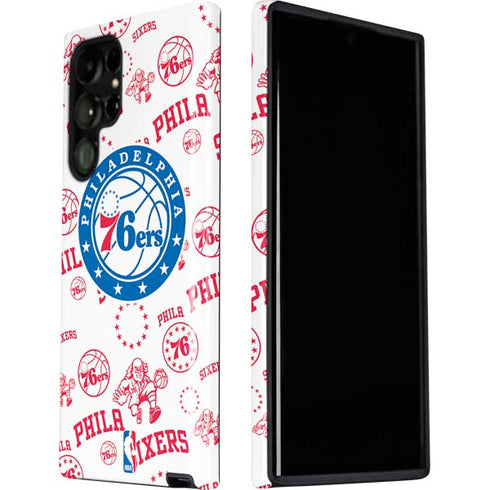 NBA Philadelphia 76ers Blast Galaxy S22 Ultra Pro Case