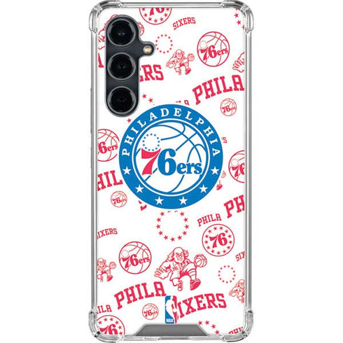 NBA Philadelphia 76ers Blast Galaxy S23 FE Clear Case
