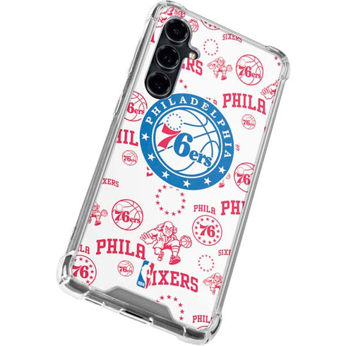 NBA Philadelphia 76ers Blast Galaxy S23 FE Clear Case