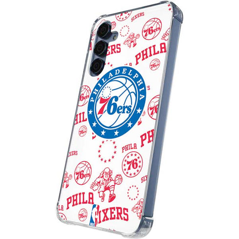 NBA Philadelphia 76ers Blast Galaxy S24 Clear Case