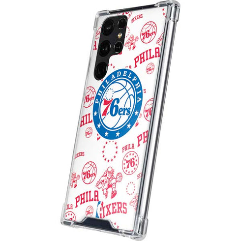 NBA Philadelphia 76ers Blast Galaxy S24 Ultra Clear Case