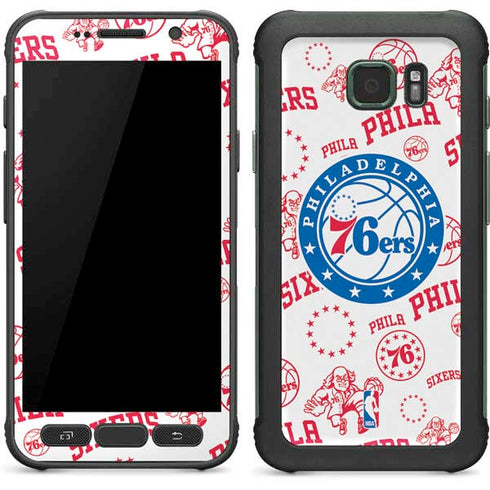 NBA Philadelphia 76ers Blast Galaxy S7 Active Skin
