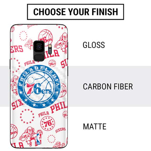 NBA Philadelphia 76ers Blast Galaxy S9 Skin