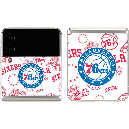 NBA Philadelphia 76ers Blast Galaxy Z Flip3 5G Skin