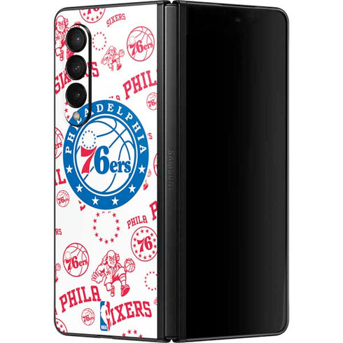 NBA Philadelphia 76ers Blast Galaxy Z Fold3 5G Skin