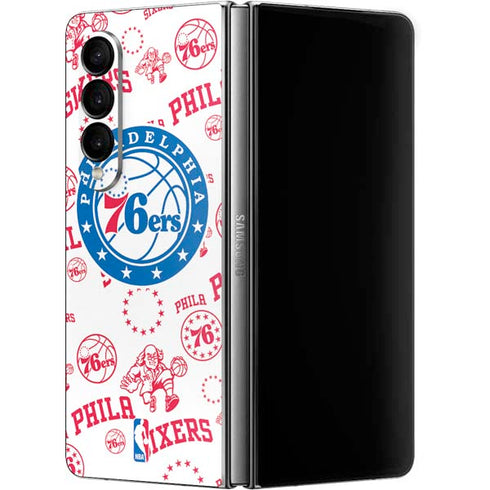 NBA Philadelphia 76ers Blast Galaxy Z Fold4 5G Skin