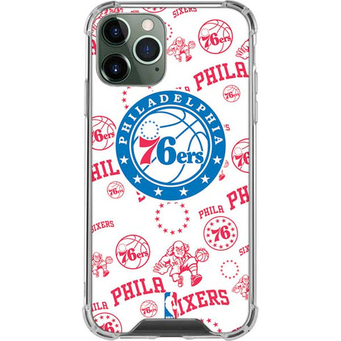 NBA Philadelphia 76ers Blast iPhone 11 Pro Max Clear Case