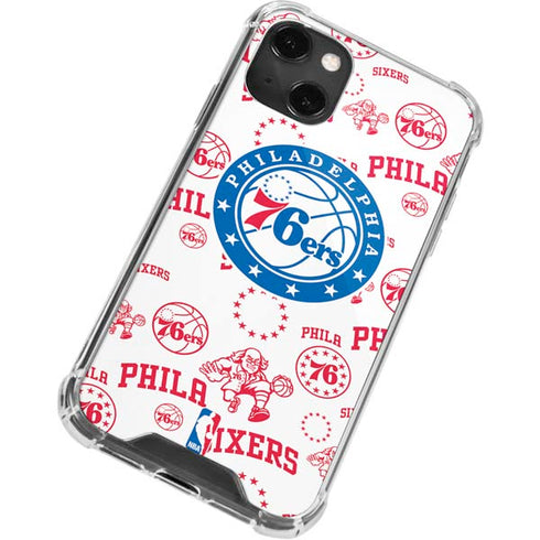 NBA Philadelphia 76ers Blast iPhone 13 Mini Clear Case