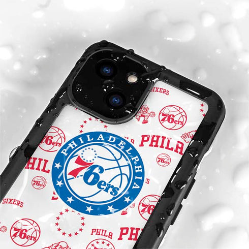 NBA Philadelphia 76ers Blast iPhone 13 Mini Waterproof Case