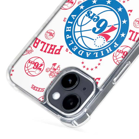 NBA Philadelphia 76ers Blast iPhone 15 Plus MagSafe Case