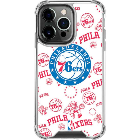 NBA Philadelphia 76ers Blast iPhone 15 Pro Clear Case
