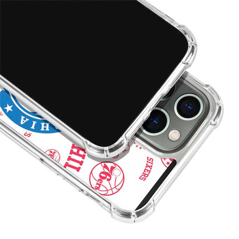 NBA Philadelphia 76ers Blast iPhone 14 Pro Clear Case