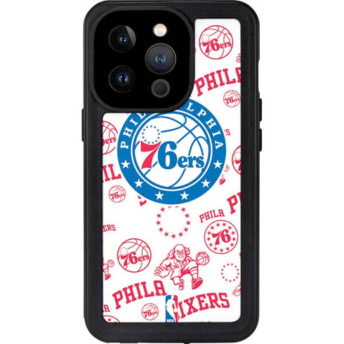 NBA Philadelphia 76ers Blast iPhone 14 Pro Waterproof Case
