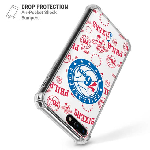 NBA Philadelphia 76ers Blast iPhone 7/8 Plus Clear Case