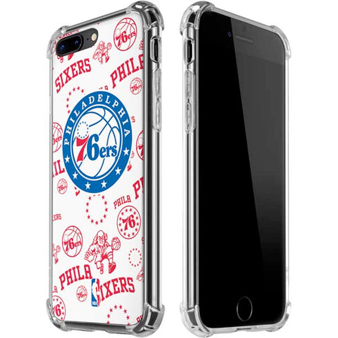 NBA Philadelphia 76ers Blast iPhone 7/8 Plus Clear Case