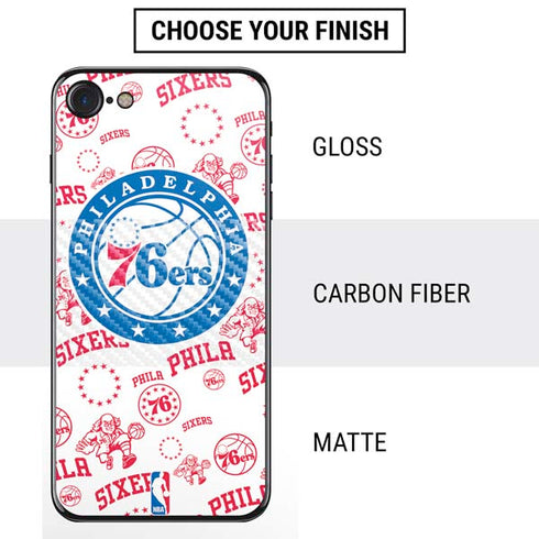 NBA Philadelphia 76ers Blast iPhone SE (2nd & 3rd Gen) Skin