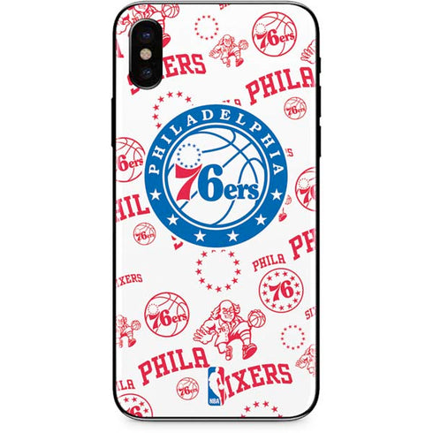 NBA Philadelphia 76ers Blast iPhone X Skin