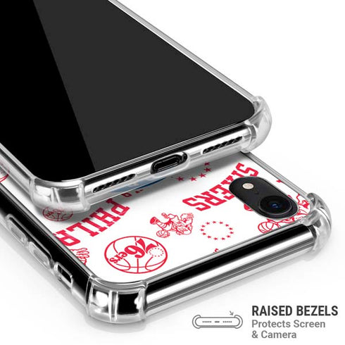 NBA Philadelphia 76ers Blast iPhone XR Clear Case