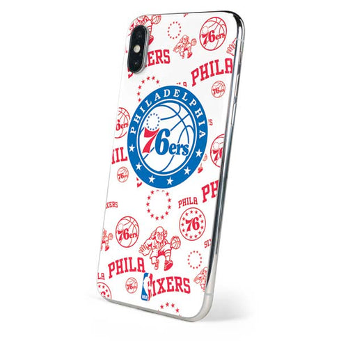 NBA Philadelphia 76ers Blast iPhone XS Skin