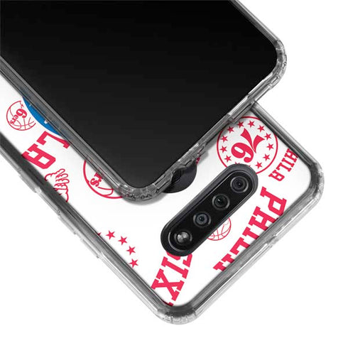 NBA Philadelphia 76ers Blast LG K51/Q51 Clear Case