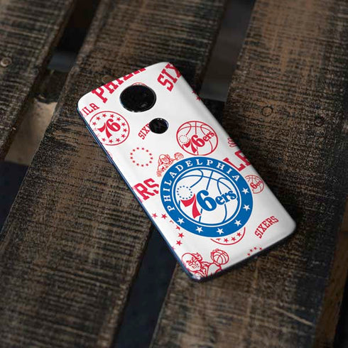 NBA Philadelphia 76ers Blast Moto E5 Plus Skin