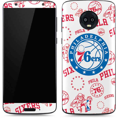 NBA Philadelphia 76ers Blast Moto G6 Skin