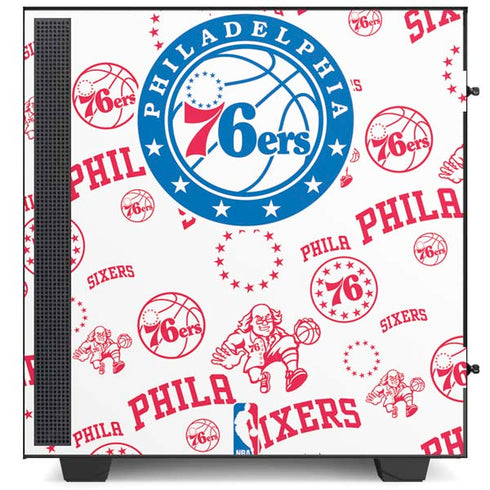 NBA Philadelphia 76ers Blast NZXT H510 Compact ATX Mid-Tower Case Skin