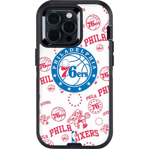 NBA Philadelphia 76ers Blast Otterbox Defender iPhone Skin