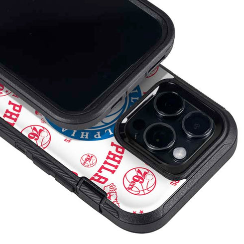 NBA Philadelphia 76ers Blast Otterbox Defender iPhone Skin