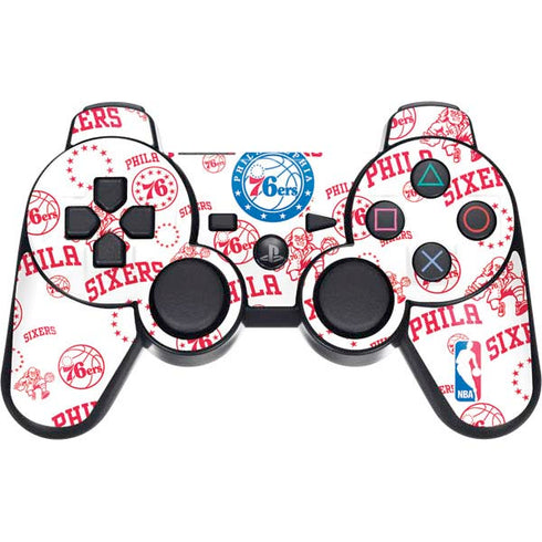 NBA Philadelphia 76ers Blast PS3 Dual Shock wireless controller Skin