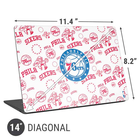 NBA Philadelphia 76ers Blast Universal Laptop 14in (11.4 x 8.2in) Skin