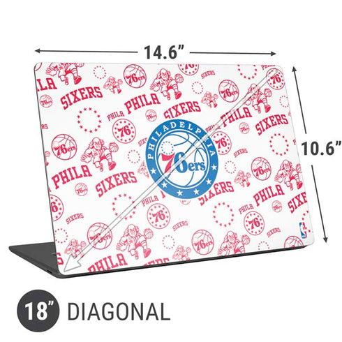 NBA Philadelphia 76ers Blast Universal Laptop 18in (14.6 x 10.6in) Skin