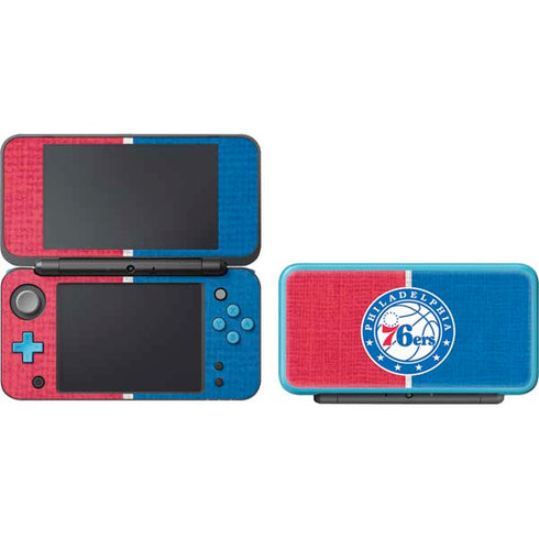 NBA Philadelphia 76ers Canvas Split Nintendo 2DS XL (2017) Skin