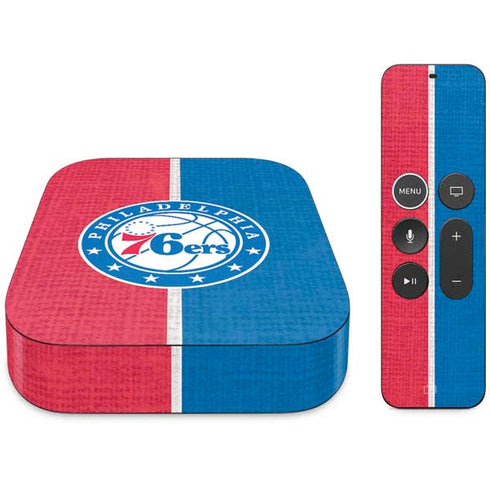 NBA Philadelphia 76ers Canvas Split Apple TV Skin