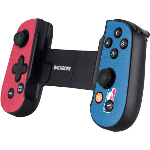 NBA Philadelphia 76ers Canvas Split Backbone One for iPhone Game Controller Skin