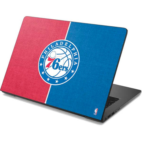 NBA Philadelphia 76ers Canvas Split Dell Chromebook Skin