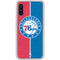 NBA Philadelphia 76ers Canvas Split Galaxy A10e Clear Case