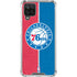 NBA Philadelphia 76ers Canvas Split Galaxy A12 Clear Case