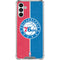 NBA Philadelphia 76ers Canvas Split Galaxy A13 5G Clear Case