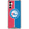 NBA Philadelphia 76ers Canvas Split Galaxy A14 5G Clear Case