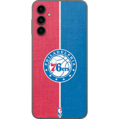 NBA Philadelphia 76ers Canvas Split Galaxy A14 5G Skin