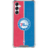 NBA Philadelphia 76ers Canvas Split Galaxy A15 5G Clear Case