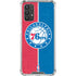 NBA Philadelphia 76ers Canvas Split Galaxy A32 5G Clear Case