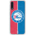 NBA Philadelphia 76ers Canvas Split Galaxy A50 Clear Case