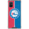 NBA Philadelphia 76ers Canvas Split Galaxy A51 5G Clear Case