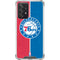 NBA Philadelphia 76ers Canvas Split Galaxy A52 5G Clear Case
