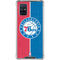 NBA Philadelphia 76ers Canvas Split Galaxy A71 5G Clear Case